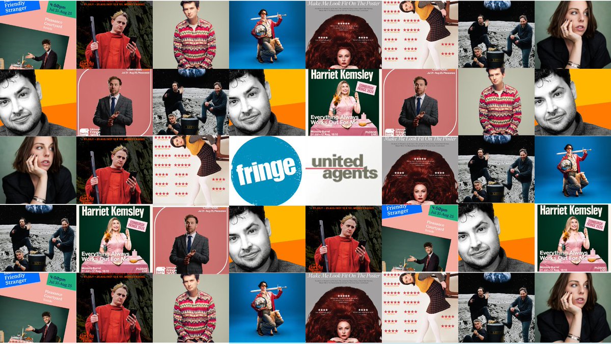 We are thrilled to announce our lineup of talented UA clients who will be heading up to @edfringe this summer. Check out our fantastic roster for 2024! 🎉 More to be announced…
