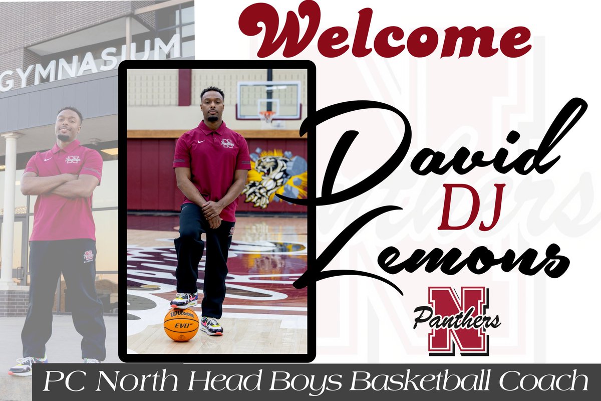 🗣🗣 Putnam City North is excited to announce the hiring of Coach David 'DJ ' Lemons as our new Head Coach of the PC North Boys Basketball program. We are excited to have him and look forward to our journey together. Welcome to PC North Coach!! 🐾 @Coach_DJ21