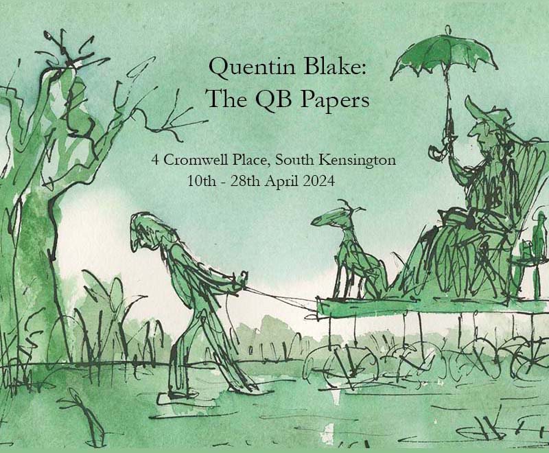 Quentin Blake: The QB Papers at Cromwell Place opens on 10th April. All artworks will be for sale. - Click the link to find out more quentinblake.com/exhibitions/qu… @CromwellPlaceUK