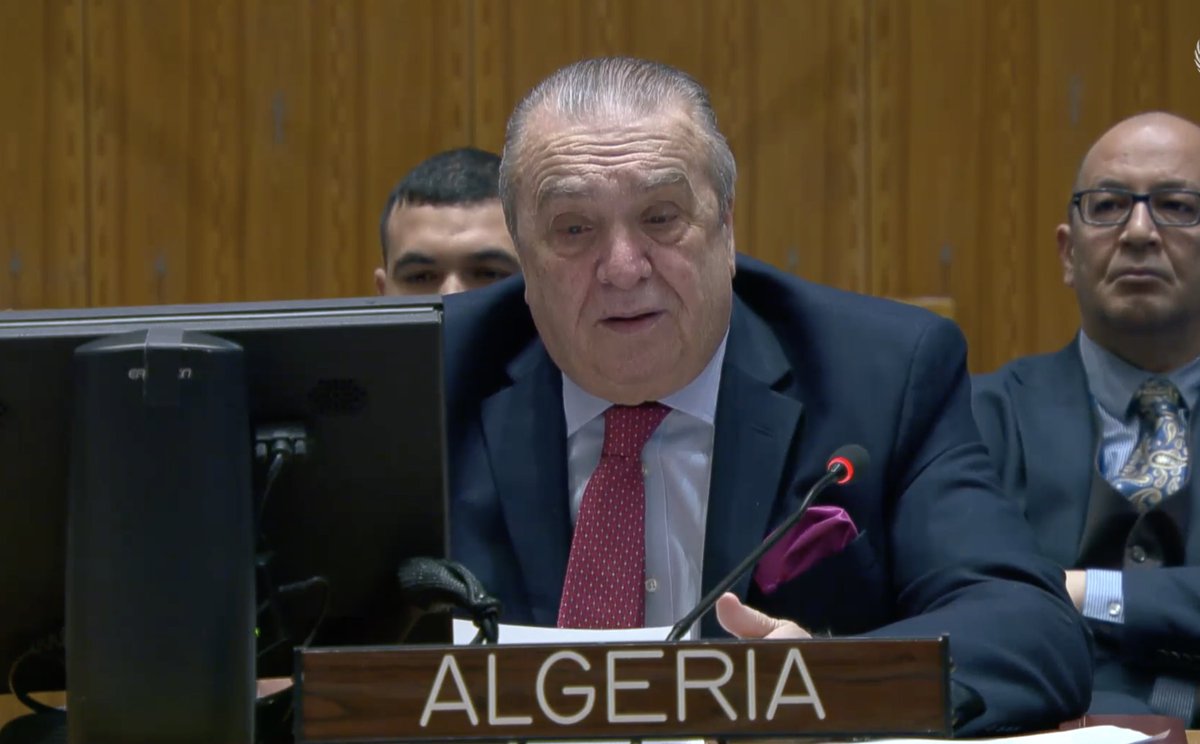 #Algeria in #UNSC [post-quake rumbling]
For us, all lives matter, Palestinian lives matter, all lives matter
#Gaza #Israel <a href="/POTUS/">President Donald J. Trump</a> <a href="/CIJ_ICJ/">CIJ_ICJ</a> <a href="/KarimKhanQC/">Karim A. A. Khan KC</a>