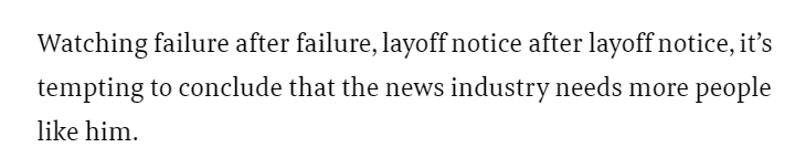 this is insane to say with no other context. HIS company has sent PLENTY illegal layoff notices to union journalists!!!