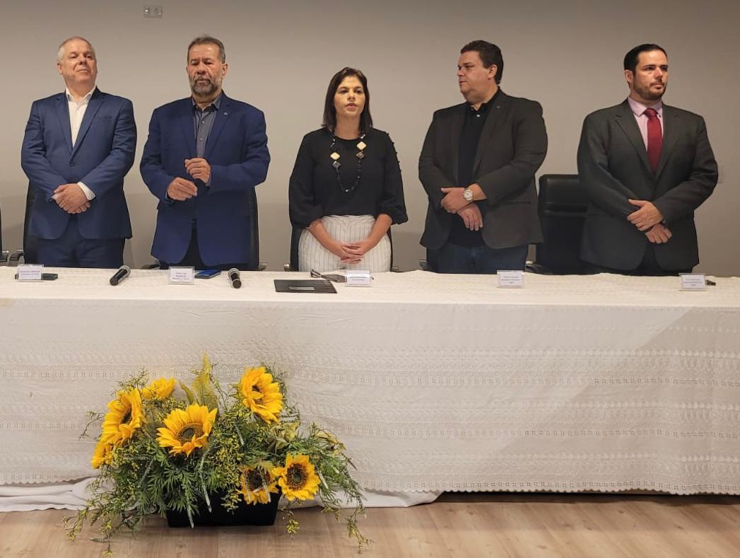 Posse do novo Superintendente Nordeste, Caio Figueiredo, em Recife neste manhã.