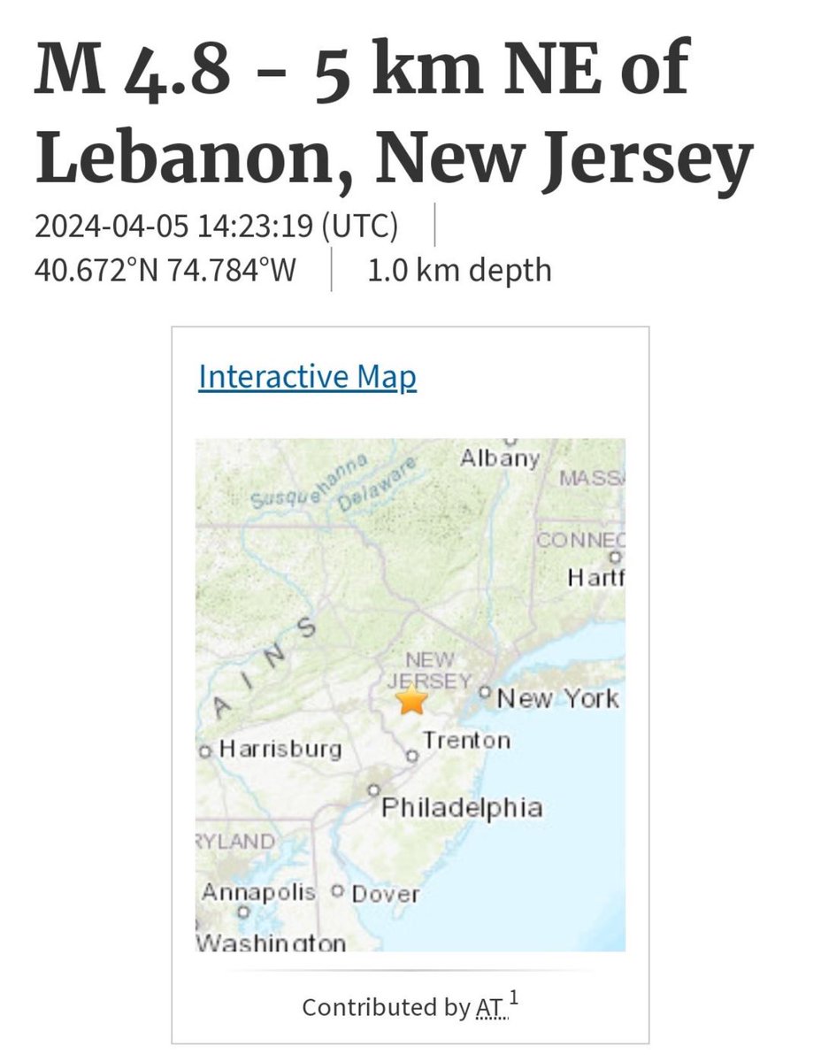 〰️⚠️ #EARTHQUAKE CONFIRMED IN NEW JERSEY Did you feel it?! Some reports coming in from PA and Long Island - they felt it too! @News12NJ