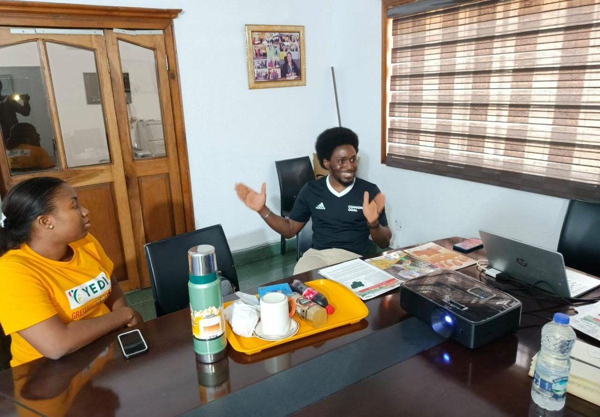 YEDI hosted Attah Jeph Okekwu, the Impact Manager at @CommonGoalOrg, to discuss our impact in our operational areas, the need to expand our interventions, and to express our heartfelt gratitude to Common Goal for their support for YEDI and the communities we serve in Nigeria.