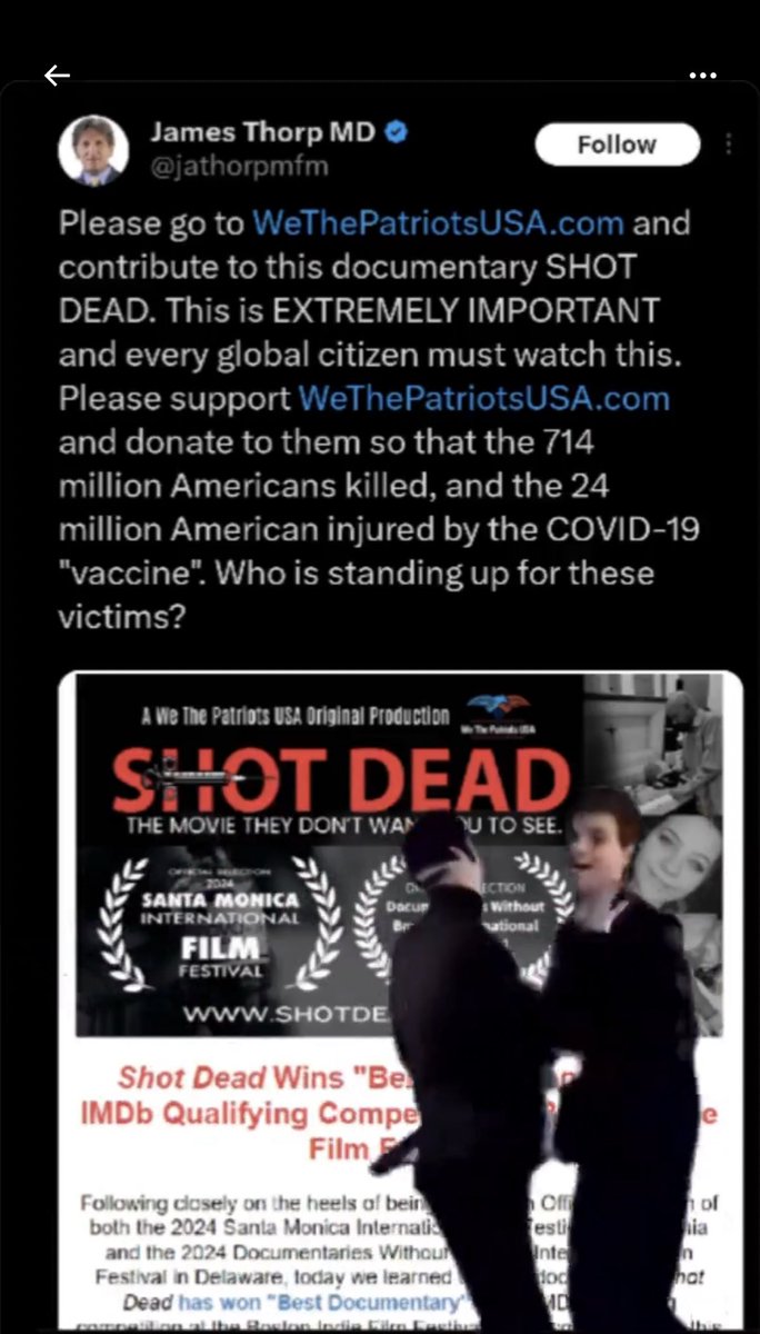 Dr Thorp appears challenged by math. He claims that 714 million people have died as a result of the vaccine, but he doesn’t realize the estimated total US population is 332 million In the 3 years since the vaccine rollout, we’ve lost almost the entire US population, twice?