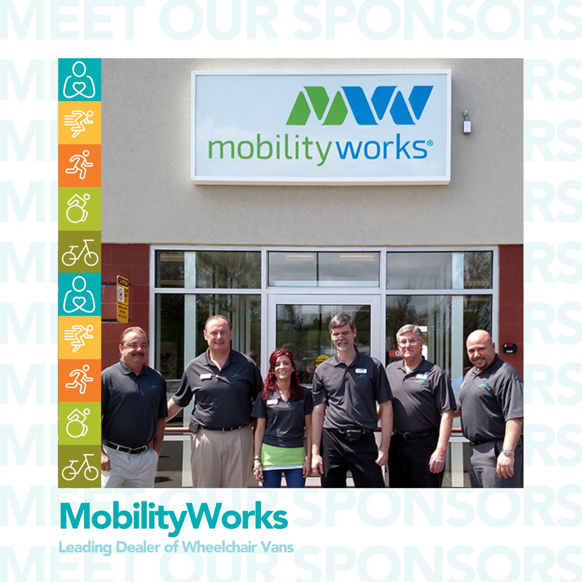 Welcome to our first 'Sponsorship Saturday!' Every Saturday, we will feature one of our wonderful sponsors of our upcoming Hope Travels 5K. Today, we are shining the spotlight on @mobilityworks, the leading dealer of wheelchair vans! Thank you for all you do! See you May 19!