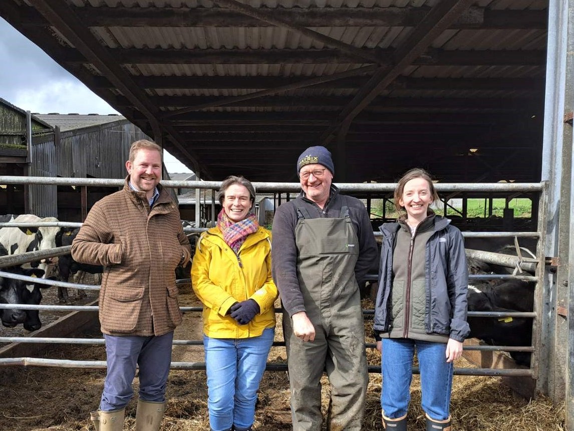 LBG Ambassador (@lbgambsthwest) on Twitter photo The team were delighted to meet with Selaine Saxby MP in North Devon this week. <a href="/SelaineSaxby/">Selaine Saxby</a>
They visited one of our fantastic dairy clients and discussed support for British farmers, food security, and, of course, the impacts of the weather. <a href="/LBGplc/">Lloyds Banking Group</a> The team were delighted to meet with Selaine Saxby MP in North Devon this week. <a href="/SelaineSaxby/">Selaine Saxby</a>
They visited one of our fantastic dairy clients and discussed support for British farmers, food security, and, of course, the impacts of the weather. <a href="/LBGplc/">Lloyds Banking Group</a>