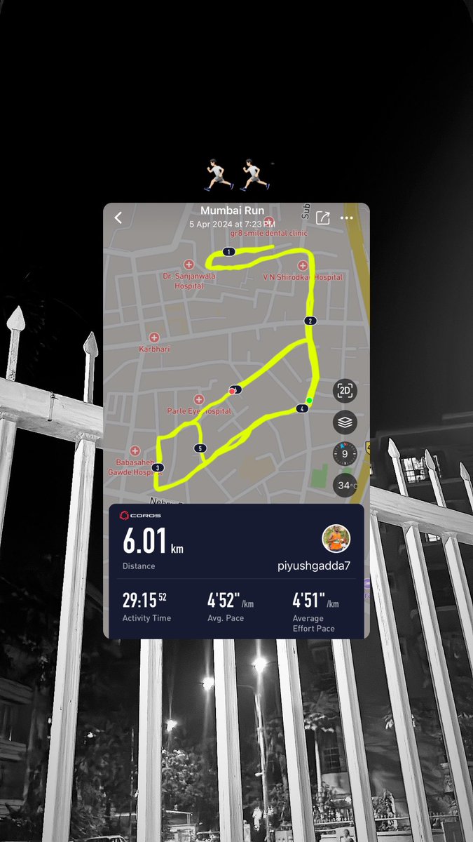 PiyushGada131's tweet photo. God bless Mumbai Runners😂

The weather is on 🔥🥵 but no excuses allowed. 

#shortrun #friday https://t.co/liUooWURQ5