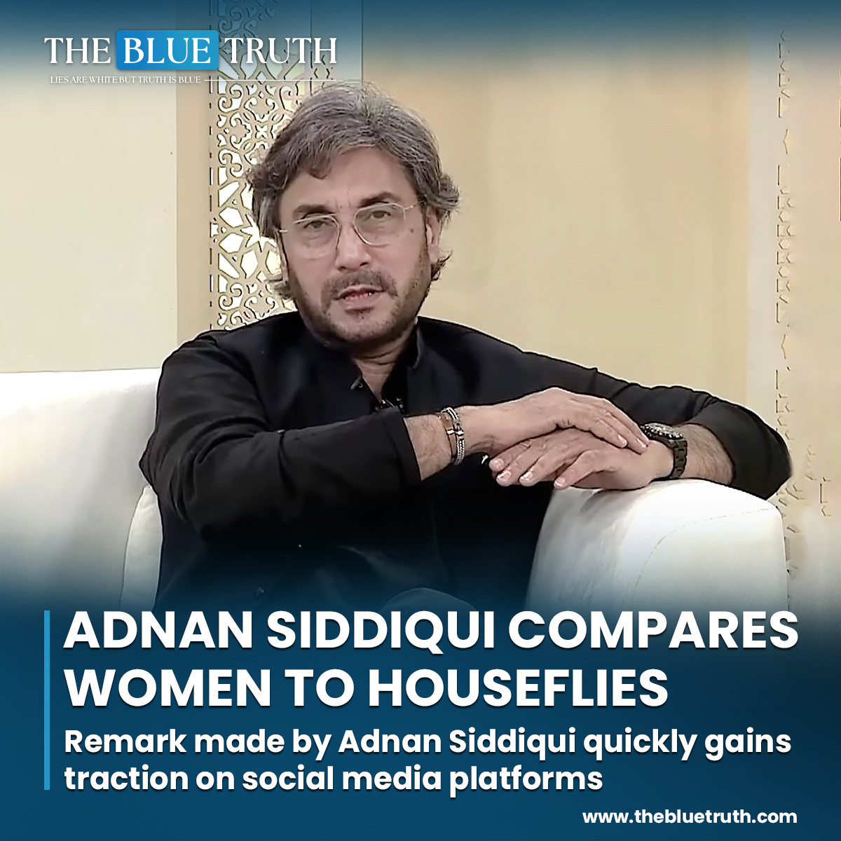 The incident has prompted discussions regarding the importance of responsible communication and the impact of language on societal perceptions.
#AdnanSiddiqui #Controversy #GenderSensitivity #tbt #TheBlueTruth