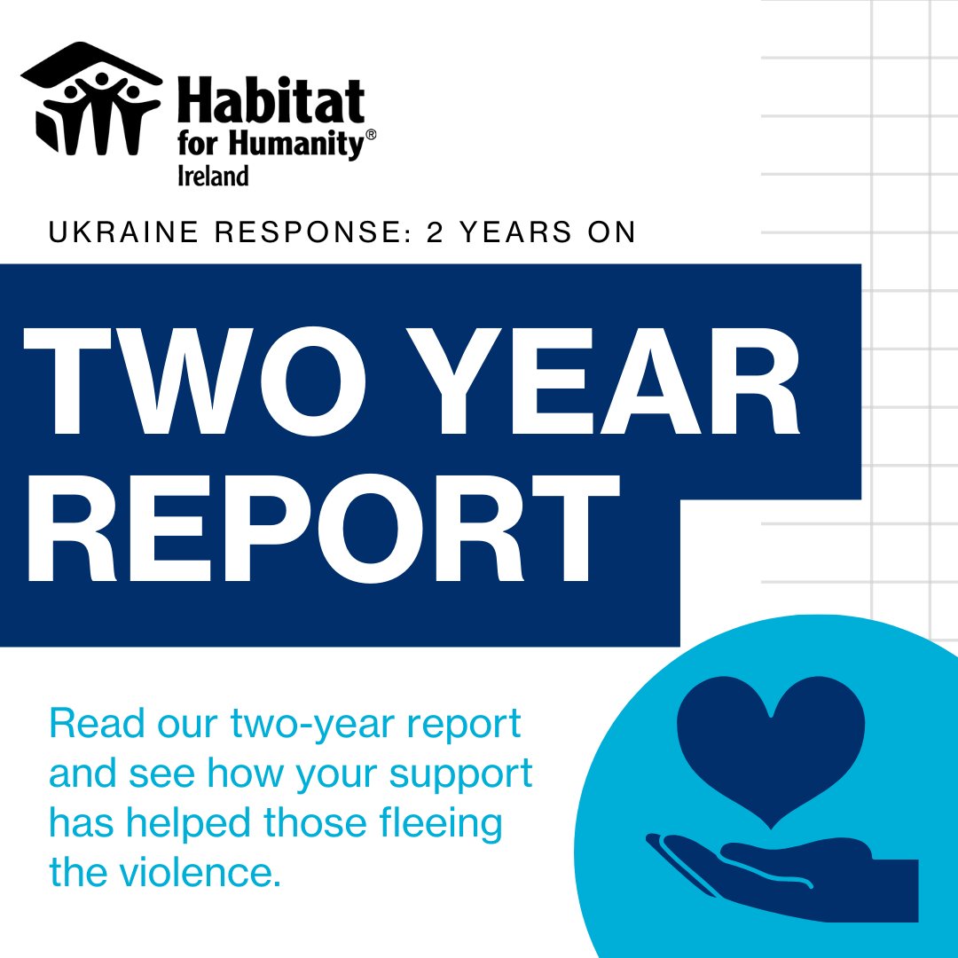 It has now been more than 2 years since Russia attacked Ukraine. Since the start of the conflict, Habitat have served more than 73,000 people through a range of interventions. Read Habitat's 2-year response report here: bit.ly/4cKn7rW