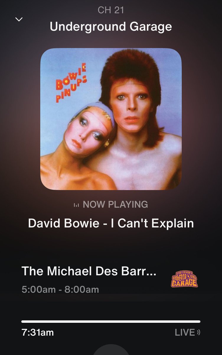 Any week with Pinups is a great week. And any day with Bowie covering Pete Townsend is astounding! Thanks ⁦@MDesbarres⁩ And to top it off, I’m going to see ⁦The E Street Band on Sunday! #RaveOn💫🎵⚡️