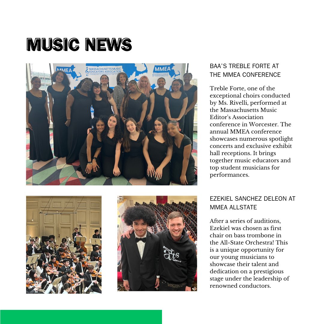 Happy Friday! Check out some news from our Music Department🎤🎻