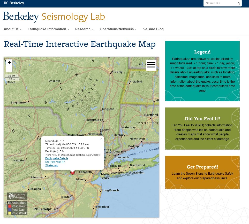 Did you feel the earthquake? USGS and Berkley says it was a Magnitude 4.8  7 km NNE of Whitehouse Station, New Jersey. Hope everyone is ok.  #earthquake #NYCEarthquake #NYEarthquake #NJEarthquake