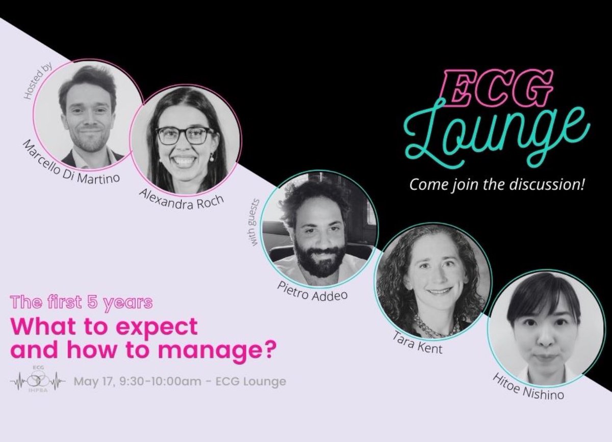 📢 3rd #ECGLounge at #IHPBA24 ✨First 5️⃣ years in practice ✨ Join us in Cape Town: hear experiences form others, ask questions, share your insights & meet colleagues