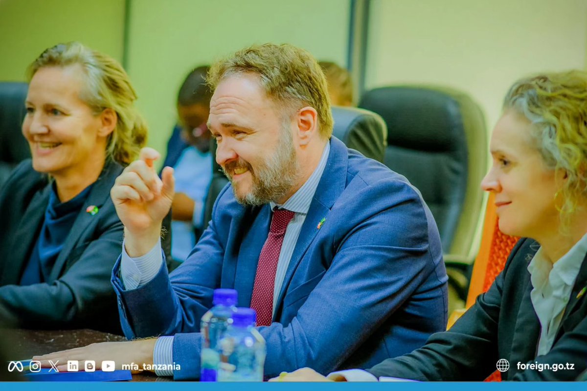 Minister of State President's Office (Planning and Investment) @kitilam held talks with Danish Minister for Development Cooperation and Global Climate Policy, Hon. @DanJoergensen. Their discussion based on inclusion of private sector on national development agenda.@DanishMFA