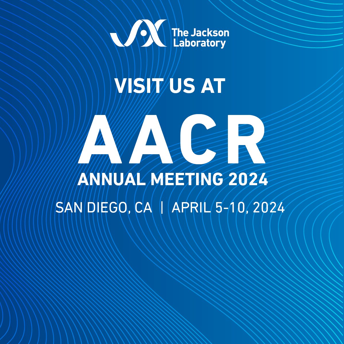 👋 We're excited to be at #AACR24! ➡️ Visit us at Booth 3017 to chat about upcoming @jacksonlab courses and workshops, as well as #Postbac, #PhD and #Postdoc opportunities. ➡️ Don't forget to check out the fantastic research current JAX trainees are presenting at @AACR, too!