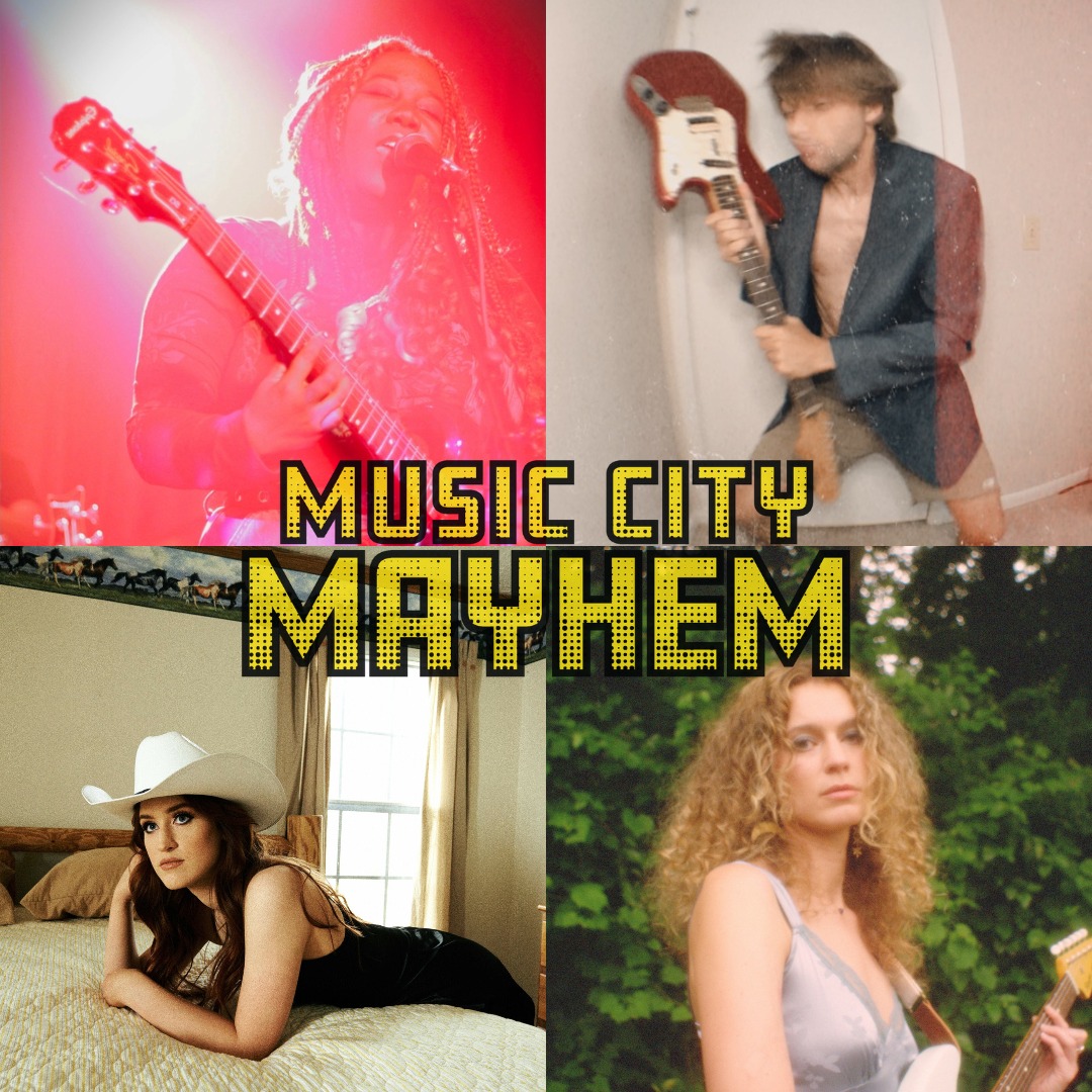 Here's a fresh batch of #MusicCityMayhem artists to get your day started! Check out today's artists and help your favorites advance to round 2: @ergobria vs. Jacob Perleoni @bridget_rian vs. Songs of Llore 🗳️lightning100.com/music