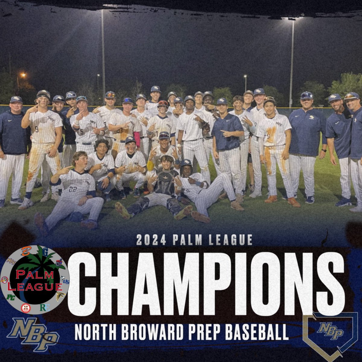 NBPSAthletics's tweet image. 2024 Palm League Baseball Champions🔥
Congrats NBP Baseball⚾️
#RepthePrep #140 #JobnotDone