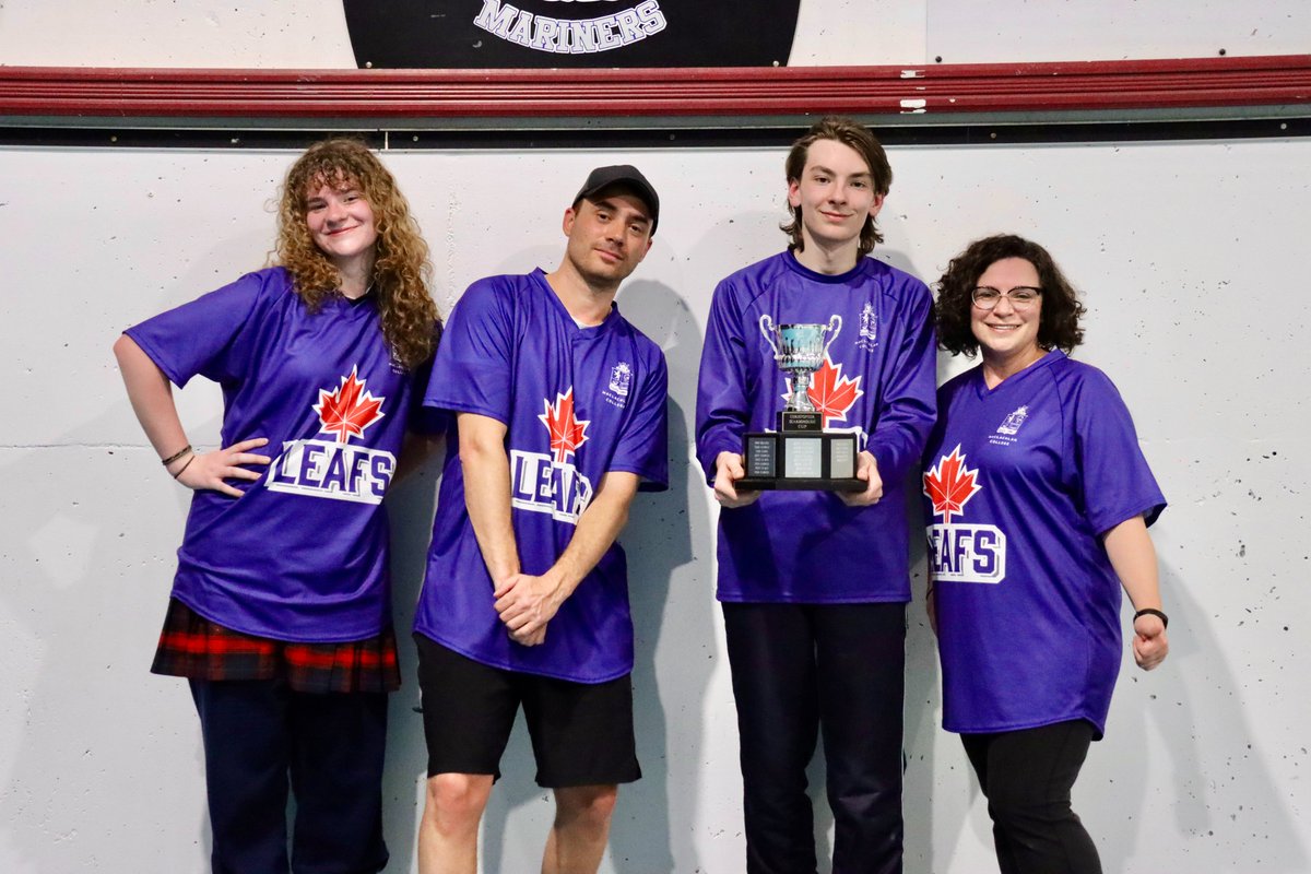 A huge congratulations to all the teams who competed in the Student-Staff Floor Hockey season. 

A special shoutout to our champions the Leafs, whose determination and teamwork led them to victory! 🏆

#FloorHockey #Finals #TeamSpirit #MaclachlanCollege #Champions #StudentStaff