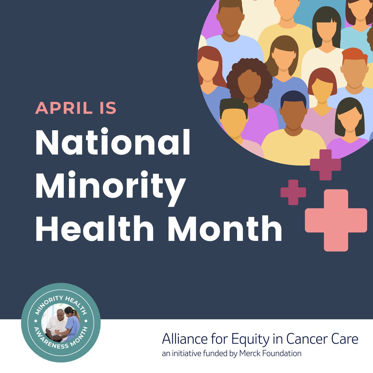 Why is #NationalMinorityHealthMonth so important? @NMQF is going live TODAY at 12 PM ET to inform, engage and empower advocates of minority health.