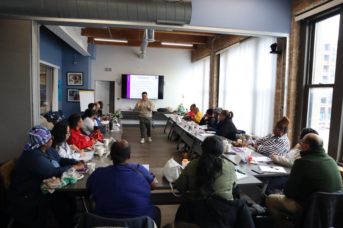 COFI (@cofionline) on Twitter photo COFI/POWER-PAC IL Parent Leaders from Chicago took a Mental Health First Aid training with <a href="/AssocHouse/">Association House</a> to identify, understand, and respond to signs of mental health challenges. Thank you, Myra, for leading the training and showing us tools to support Black and Brown communities! COFI/POWER-PAC IL Parent Leaders from Chicago took a Mental Health First Aid training with <a href="/AssocHouse/">Association House</a> to identify, understand, and respond to signs of mental health challenges. Thank you, Myra, for leading the training and showing us tools to support Black and Brown communities!