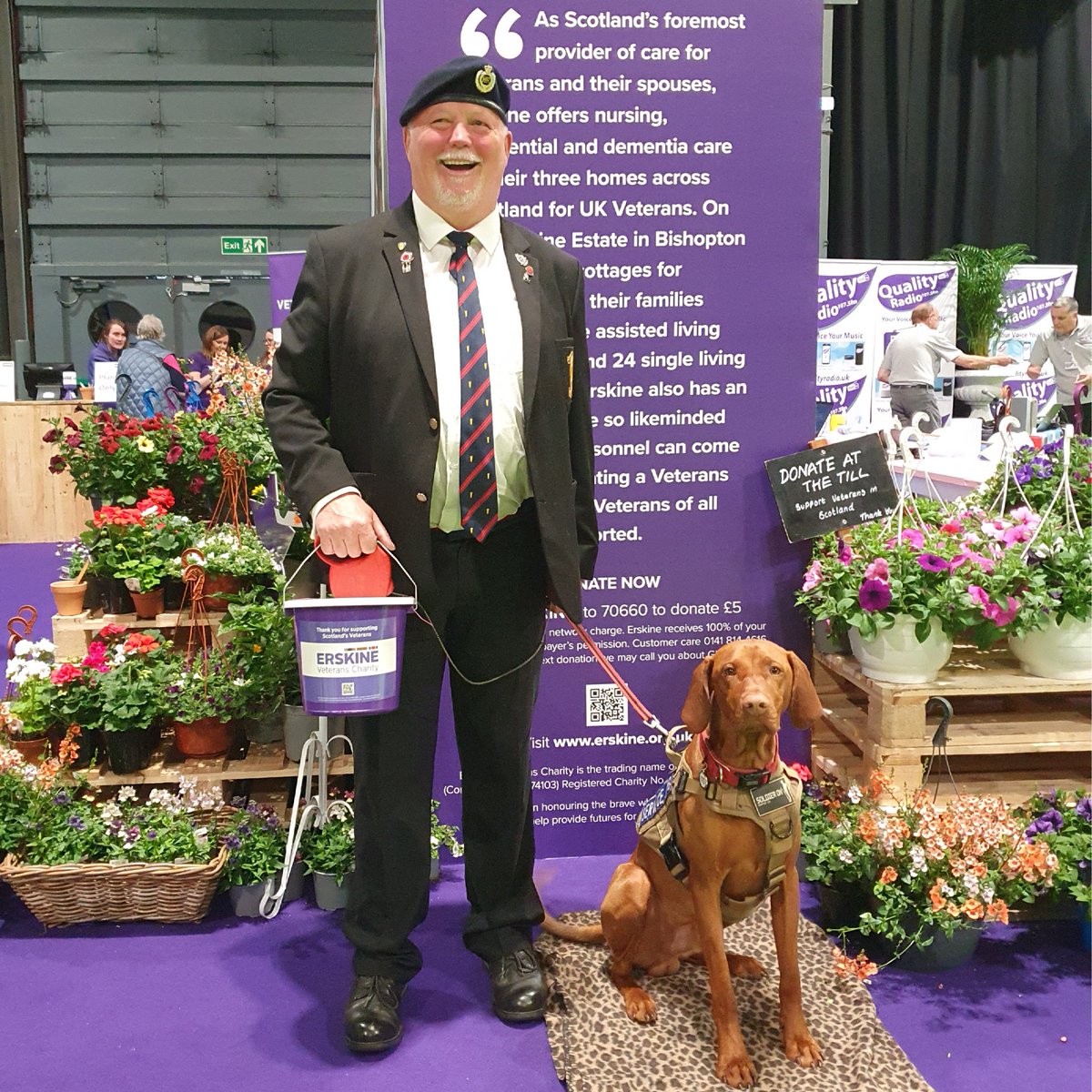 Fancy a free trip to the Ideal Home Show?🏡 We need your help to support this event and help raise vital funds for Scotland’s ex-servicemen and women. We are looking for volunteers to help with bucket collections and running the Erskine stand during the four days of the Show. 🎖️