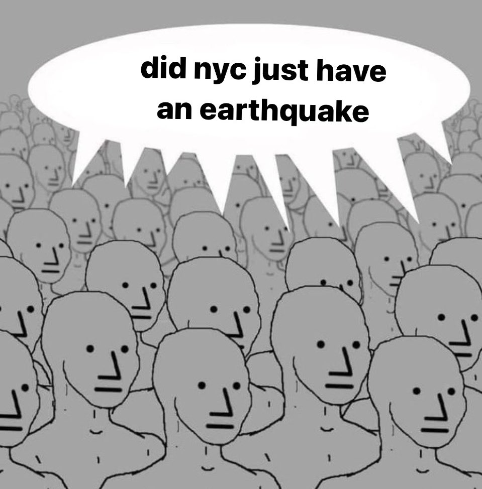 so called free thinkers when nyc has an earthquake: