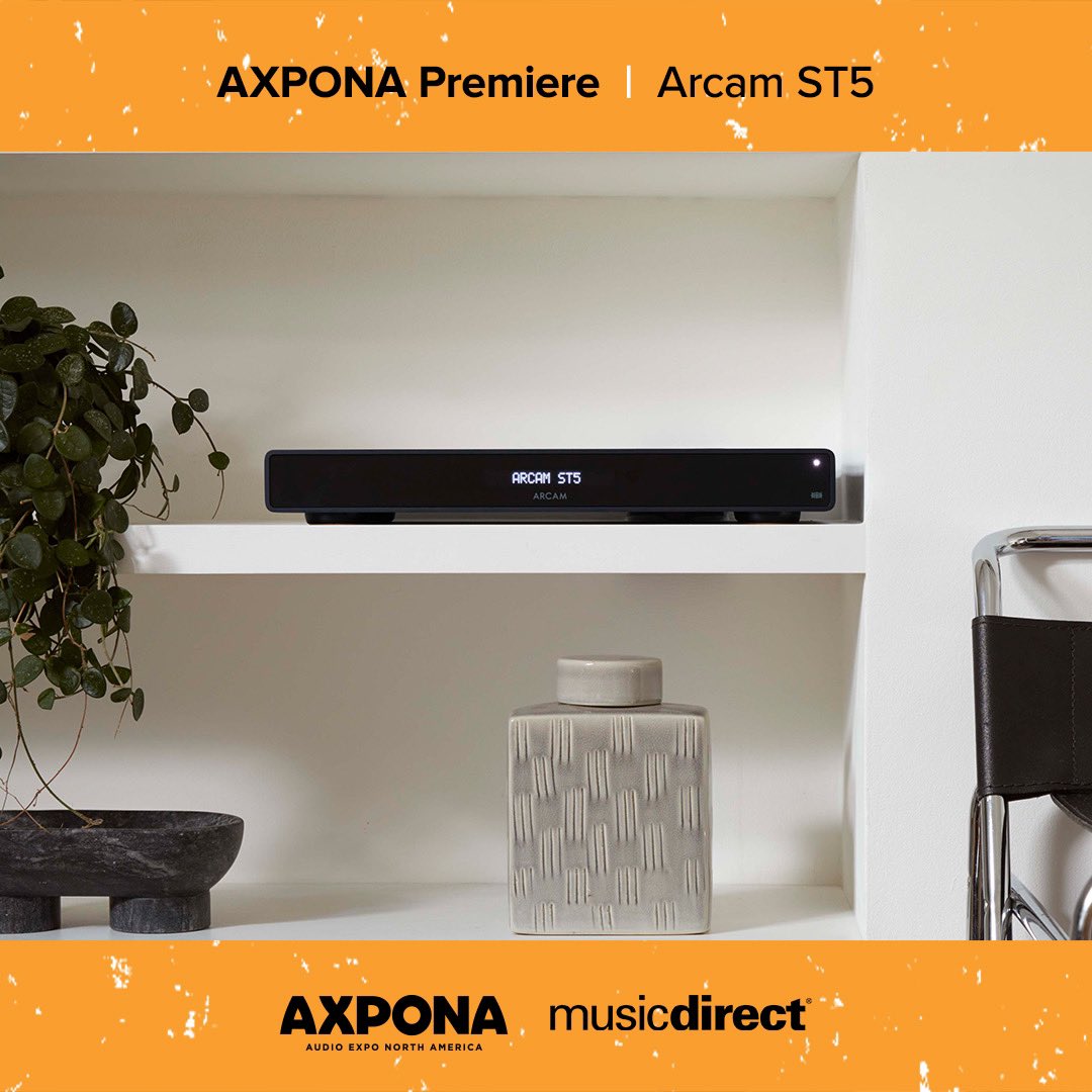 Arcam’s new Radia ST5 streamer comes out of the gate like a star. Simple, effortless, app-friendly — “yes" times 3! . Hear ST5 in Room 740 during AXPONA, April 12-14 at the Renaissance Hotel and Convention Center. Enjoy 10% off admission using MUSIC24 vynl.me/arcamradiast5