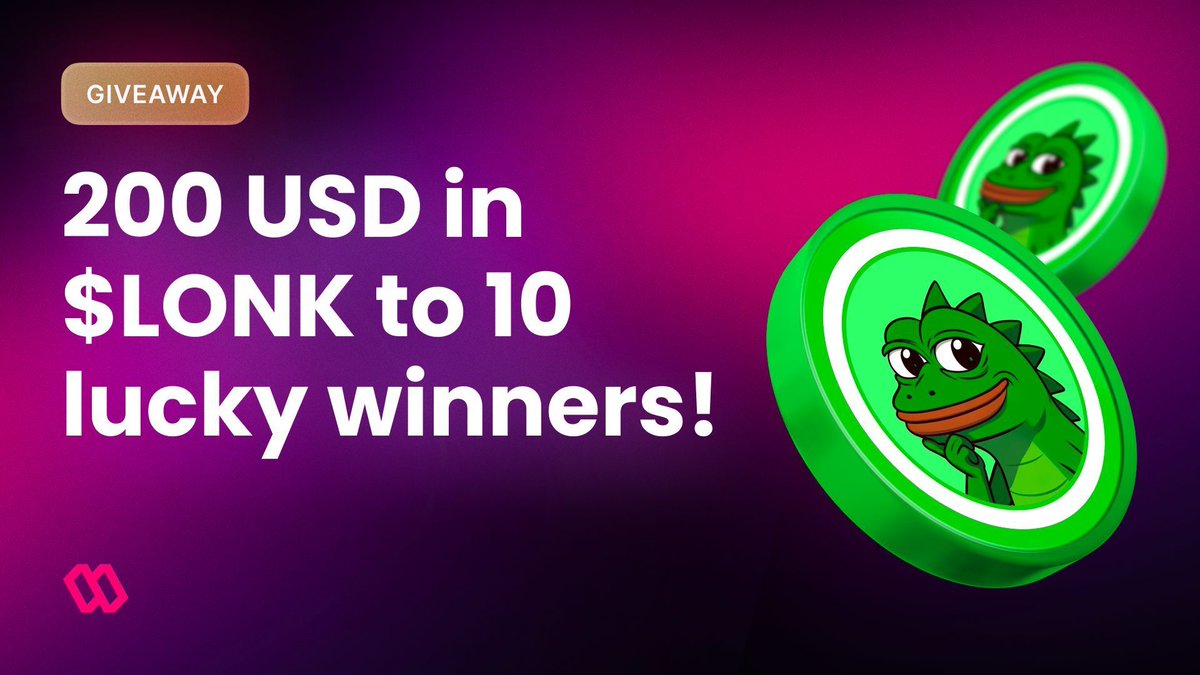 $LONK is now listed on #SweatWallet! Born from collective frenship, firmly grounded in the realms of memetics and humor, $LONK is not your average memecoin 🐲 To celebrate this, we are giving away 200 USD in $LONK to 10 lucky winners. RT this post and tag 3 frens to enter ⤵️