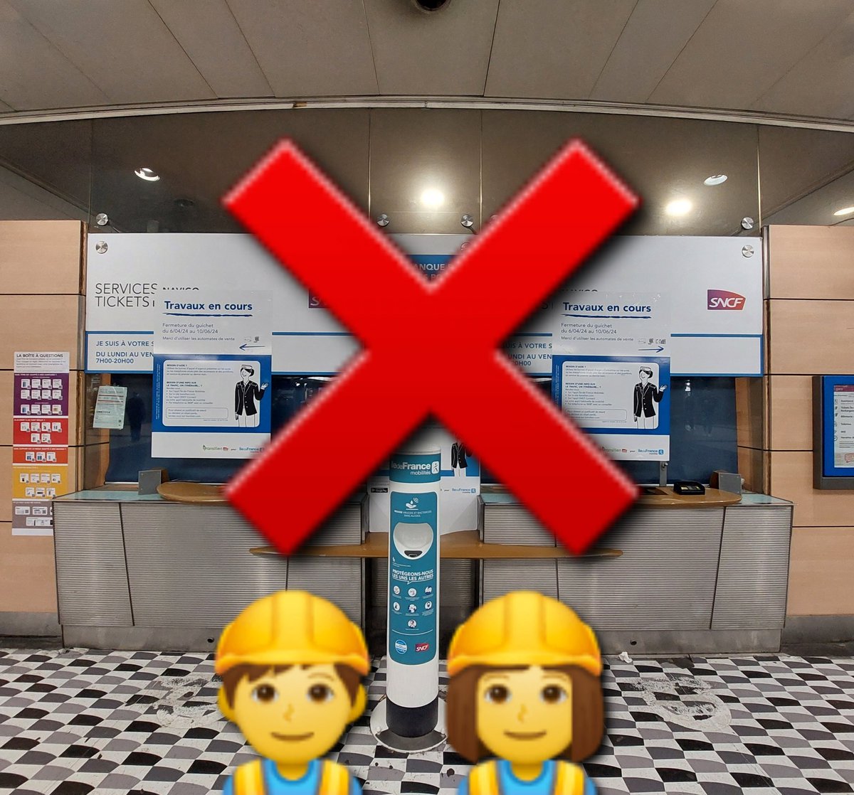 ⚠️❌️ Afin de se refaire une beauté et moderniser ses équipements, le BV de la Défense sera fermé du 06/04/24 au 10/06/24 🚧👷🏻‍♂️
L'ensemble des agents <a href="/LaDef_pourvous/">La Defense à vos côtés</a>  reste à vos côtés durant ces travaux, pour vous orienter et vous accompagner dans vos achats et déplacements.