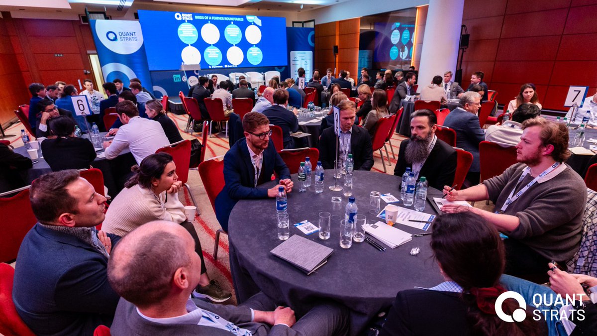 quantstrats's tweet photo. Flashback Friday 📸
Looking back on an unforgettable day in London last year!
👉 Get a glimpse of what's in store this year at Quant Strats Europe: https://t.co/kxCgTSdQFD
Find out more here: https://t.co/BkJ6Un3q3K
#QuantStrats #QS24 #alpha #genai #risk https://t.co/TCMj1256PD