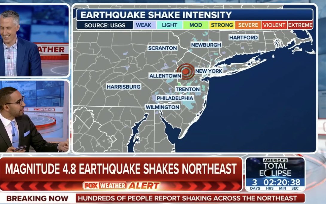 #Earthquake #Philly #PhillyBurbs