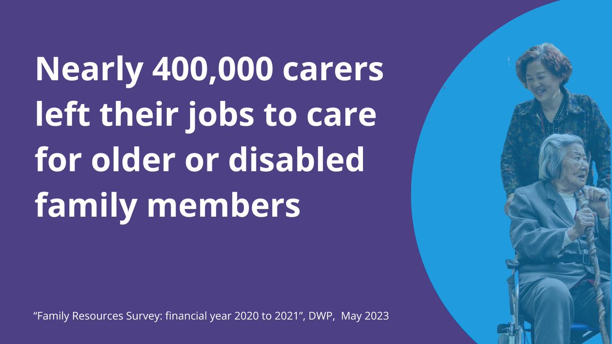 Our members are asking the future Govt to prioritise an updated Carers Strategy which will improve the support offered to those who can no longer work due to their caring roles.