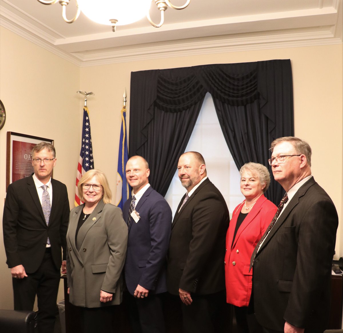 The National Barley Improvement Committee came in to talk to me about their programming concerns. Great to meet with you!