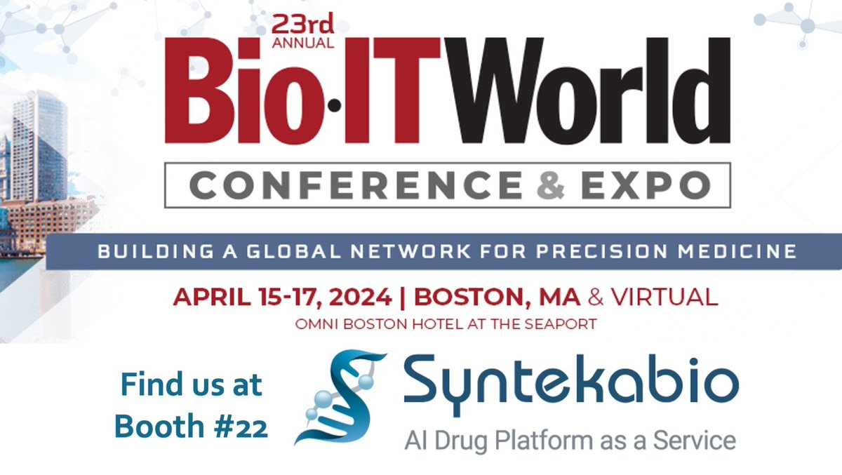 SyntekaBio Inc. - AI drug development service tweet media