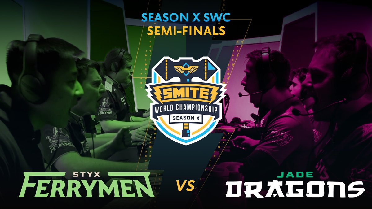 You saw it live, but now it's time to rewatch one of SMITE's greatest sets like never before! The SWC Semifinal between the Styx Ferrymen and Jade Dragons is now LIVE with player comms! You don't want to miss the premiere so watch it now on YouTube! ⚡️youtube.com/watch?v=t_nuVo…