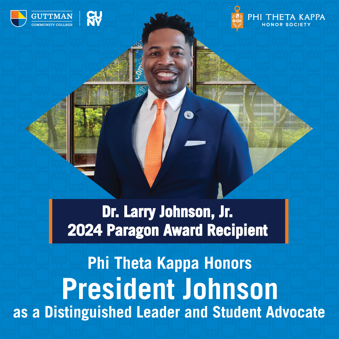 Congrats to Dr. Johnson, who has received the 2024 Paragon Award from the Phi Theta Kappa Honor Society. 🤩 Nominated by students, @PresidentGCC is one of just 24 presidents selected for this award. #collegeleadership #paragonaward #ptk #higheredleadership #studentsuccess