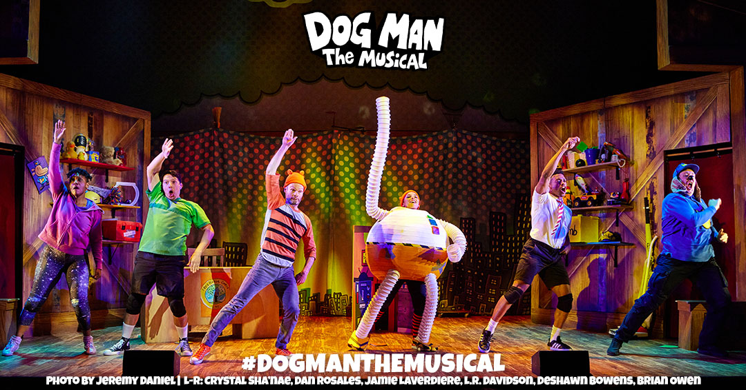 Get your hi-tech shoes, let your circuits ignite, and get your booty in gear so you can boogie all night at #DogManTheMusical this weekend in Houston!