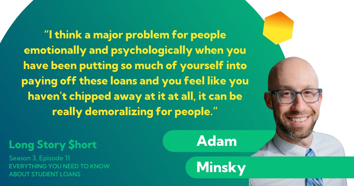 Hear more from @AdamSMinsky on the latest episode of the Long Story $hort. Available wherever you listen to podcasts! You can also watch here: moneym.org/season3episode…