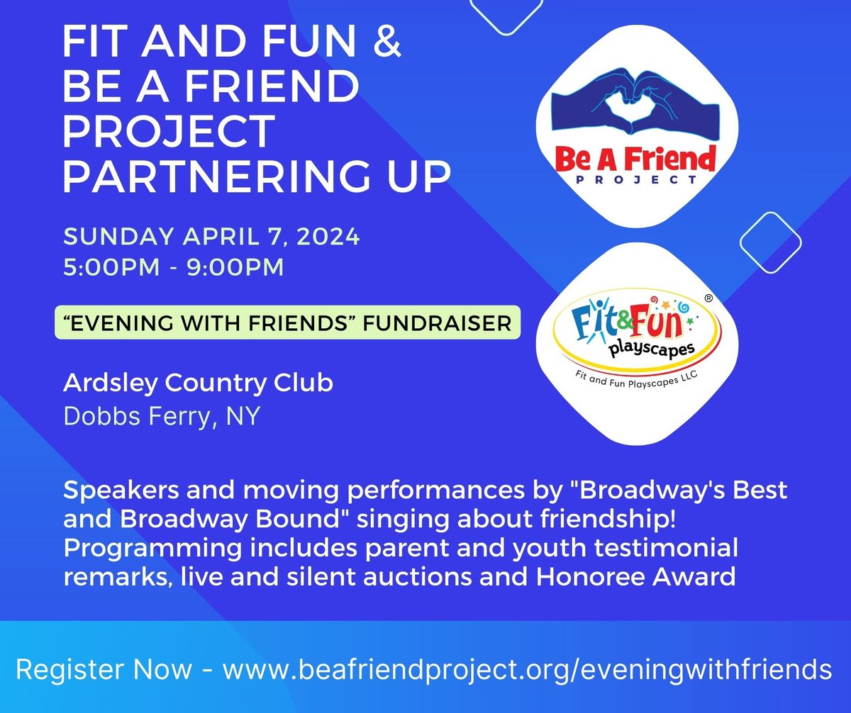 COMING THIS SUNDAY! We are so honored to partner up with Be A Friend Project in this fun filled event on April 7th to support building a #kinder #community. We hope you can be a part of this too. Get tickets here: hubs.la/Q02rk15t0 @followers