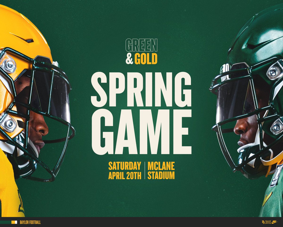 #AGTG Thanks to @BUFootball I will be attending Baylor’s Spring Game on April 20!! #SicEm @JHSWarriors_FB !