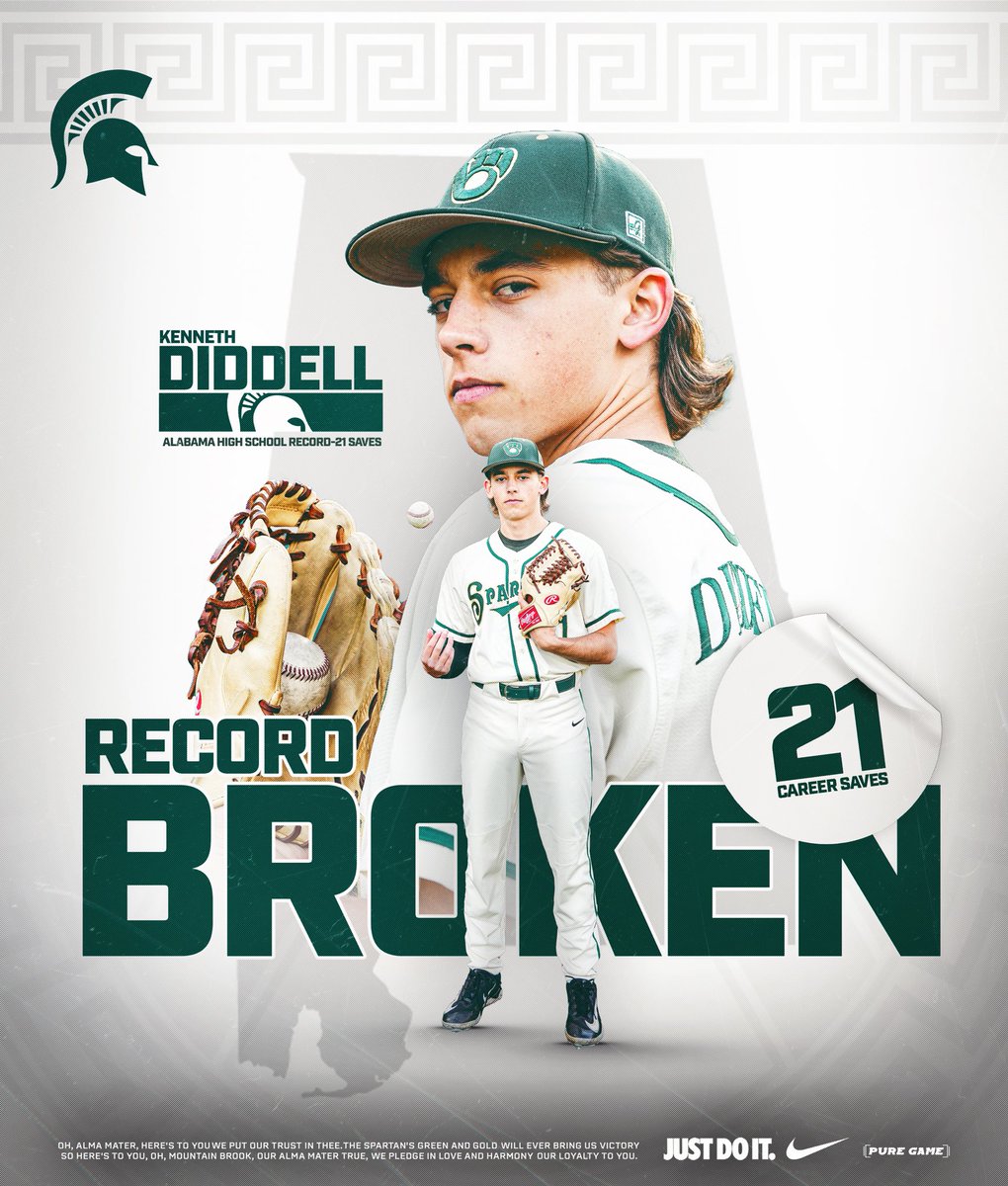 MB_Baseball (@mb_baseball) on Twitter photo Congratulations to Kenneth Diddell for breaking the AHSAA record for career saves!! <a href="/mbs_athletics/">Mountain Brook Athletics</a> <a href="/mtnbrookhs/">Mountain Brook High School</a> <a href="/23KennyD/">Kenneth Diddell</a> Congratulations to Kenneth Diddell for breaking the AHSAA record for career saves!! <a href="/mbs_athletics/">Mountain Brook Athletics</a> <a href="/mtnbrookhs/">Mountain Brook High School</a> <a href="/23KennyD/">Kenneth Diddell</a>
