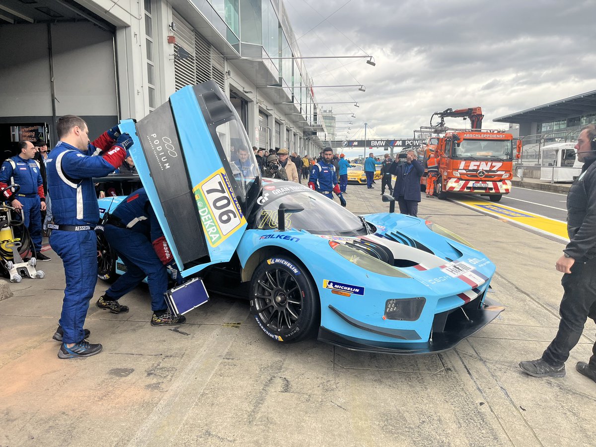 And <a href="/Glickenhaus/">Scuderia Cameron Glickenhaus</a> is back on the Nordschleife 🥳 #nls #nordschleife