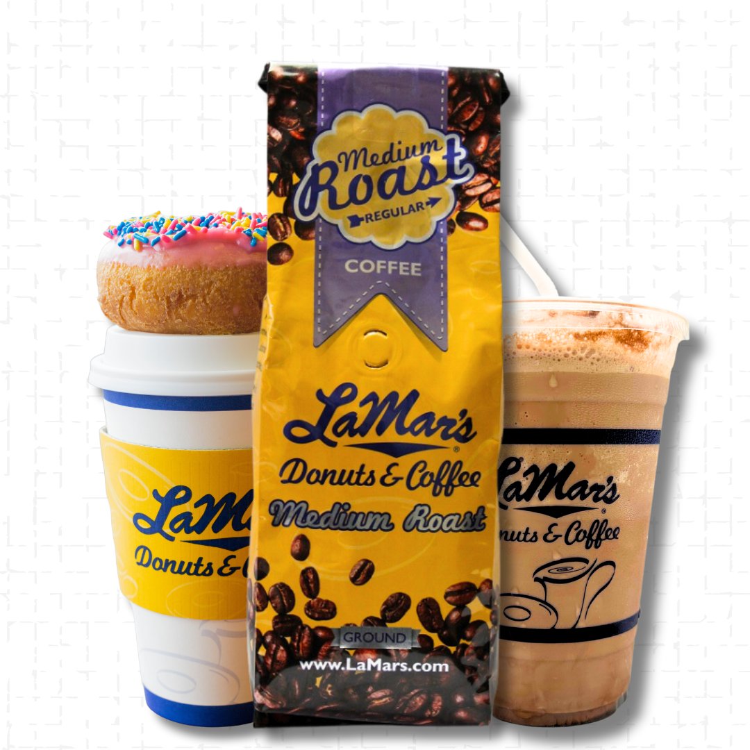 #WeekendWarriors... The weekend is here, and a caffeine kick-start is the perfect way to carry you through the weekend. Stop into LaMar’s and get a freshly brewed coffee, or grab a bag of coffee and do it at home. #LaMarsDonuts #LaMarsCoffee #MadeFreshDaily