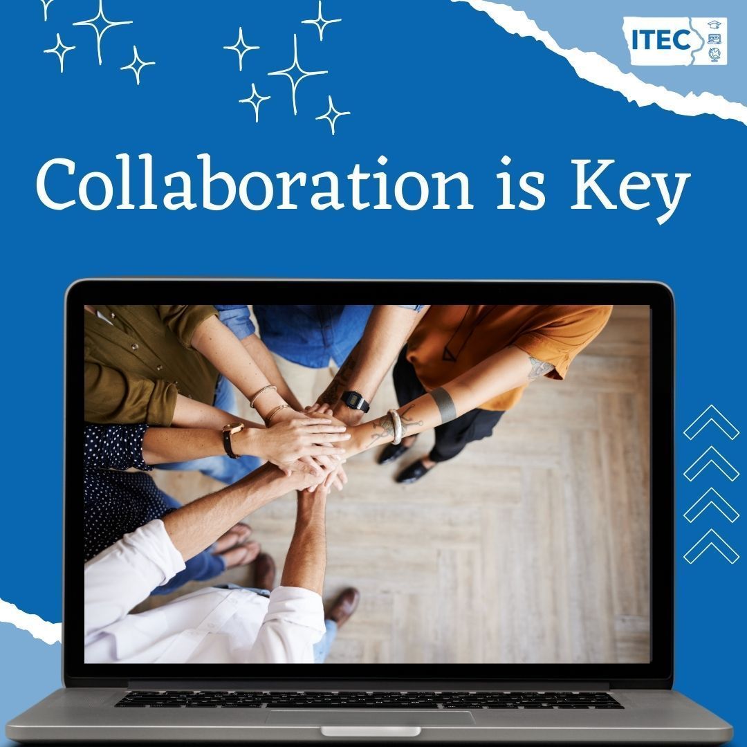 Together, we're stronger. Collaboration is the key to transforming education. Tag other educators we should be following. @ShannaHelmke @dahlbys @kimcarlsonia @KinderTeacherB #itecia #FollowFriday
