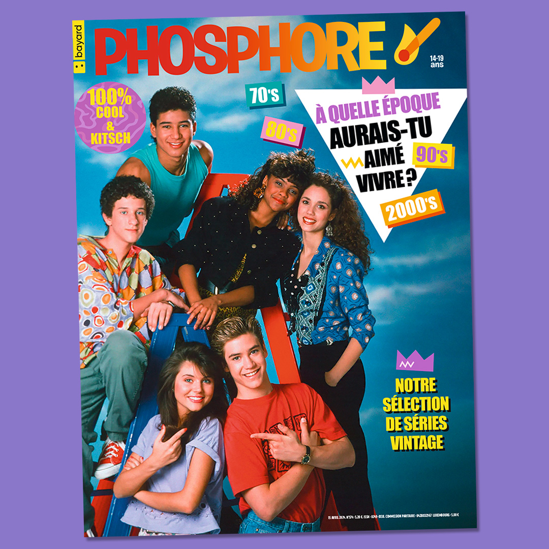 Ton nouveau Phosphore arrive en kiosque !

🤩 À quelle époque aurais-tu aimé vivre ? Viens faire le test !

🎶 Certains lycéens voyagent régulièrement dans le temps : grâce à leurs passions !

🖊️ "Je vis dans les années 80" : Sixto, 17 ans, s'exprime dans ce nouveau numéro !