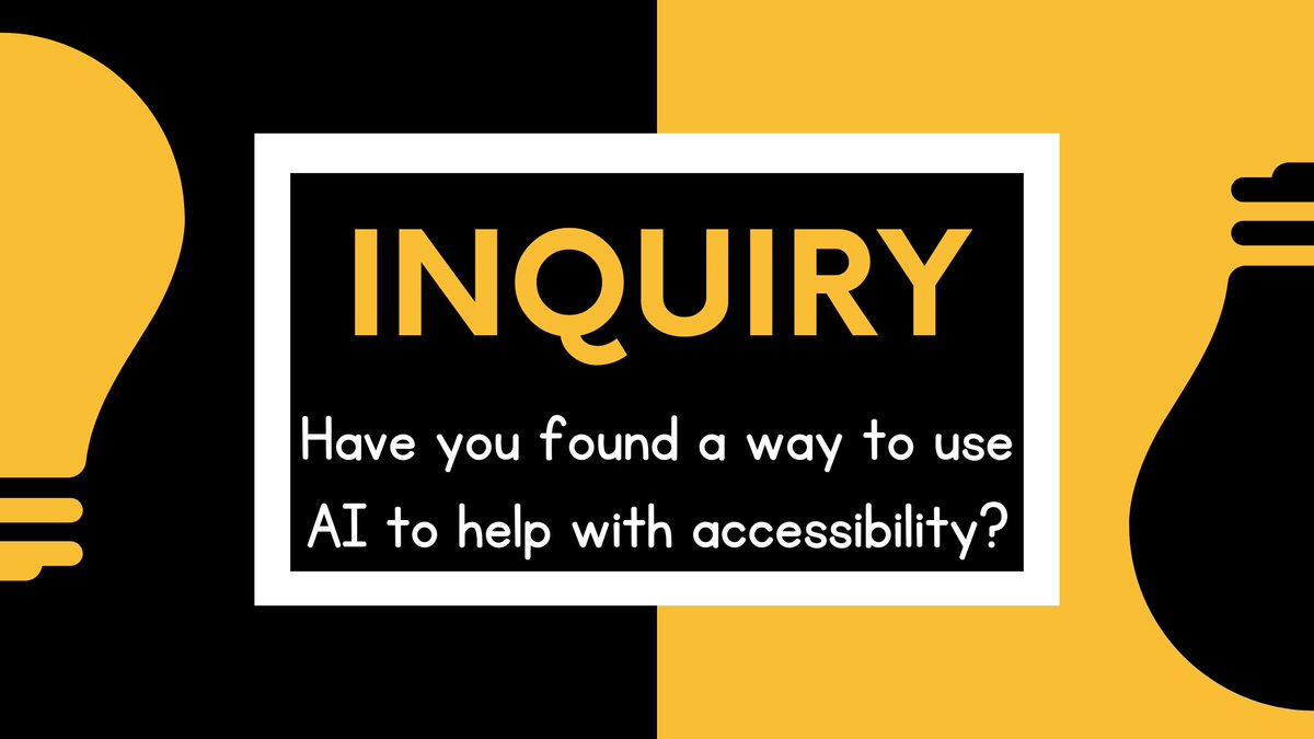 Have you found a way to use AI to help with accessibility? Like and comment if it has and in what ways.