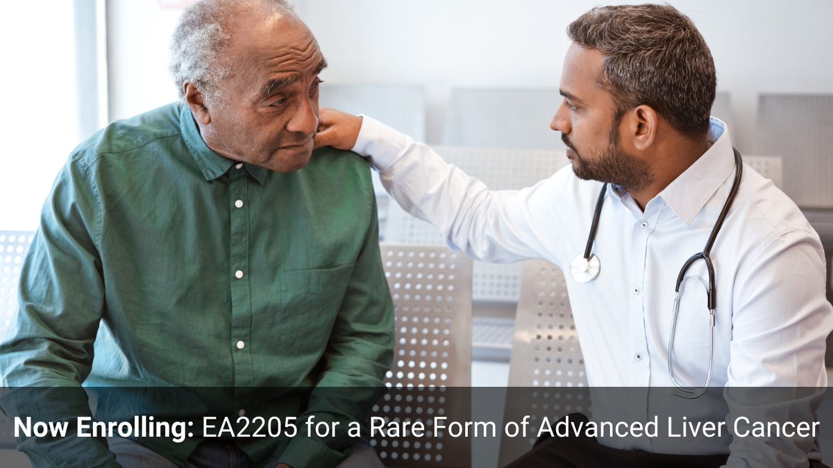 Researchers are studying if patients with cHCC-CC have better results from treatment with #chemotherapy plus drugs that help the body’s immune system fight cancer. Learn more on #ClinicalTrial EA2205 here: bit.ly/EA2205 #LiverCancer