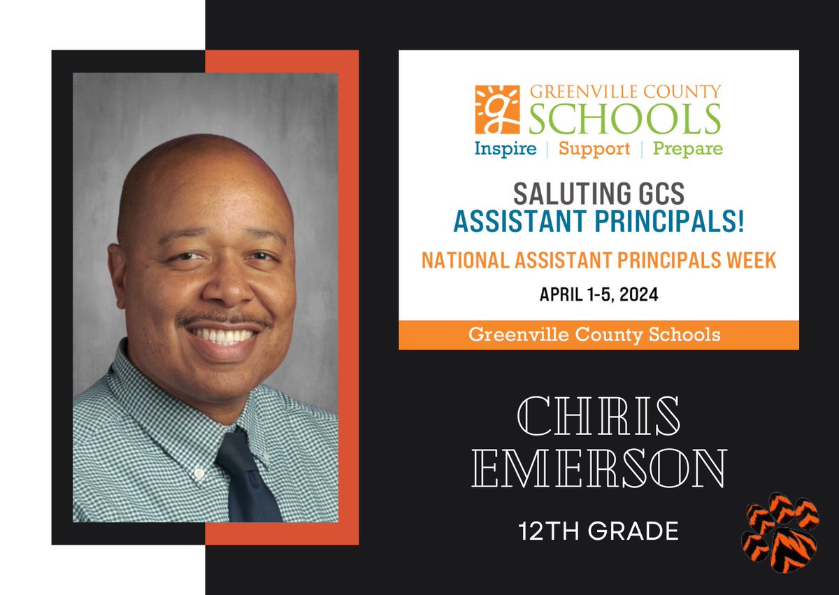Thank you to our Assistant Principals for their hard work and dedication to our students and staff! <a href="/gcschools/">Greenville County Schools</a>