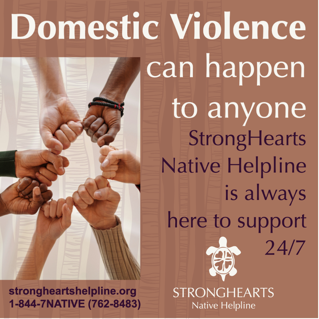 Abuse Can Happen To Anyone Learn more about different types of abuse at strongheartshelpline.org/abuse/what-is-… And know StrongHearts advocates are always available: Call/text 1-844-7NATIVE or chat with an advocate at strongheartshelpline.org 24/7 #dv